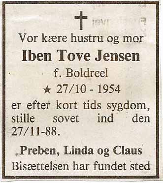 Iben ddsannonce november 1988